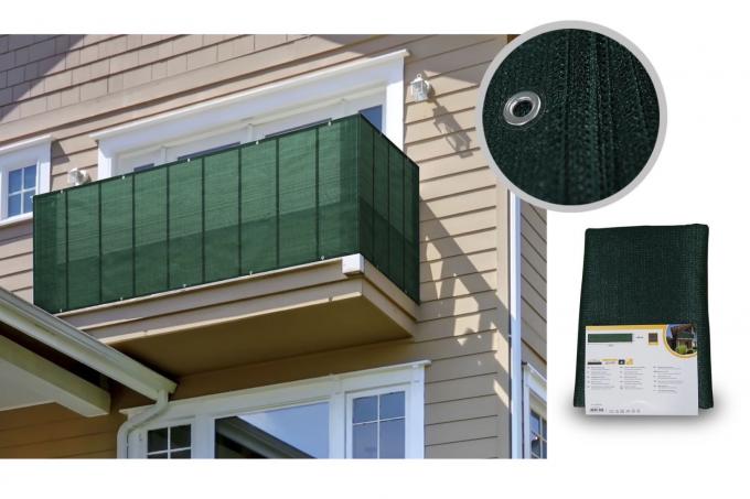 Balkon Hdpe Naungan Net 0.9x5m UV Sail Finishing 2