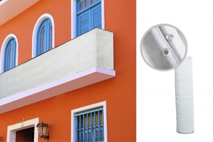 Balkon Hdpe Naungan Net 0.9x5m UV Sail Finishing 3