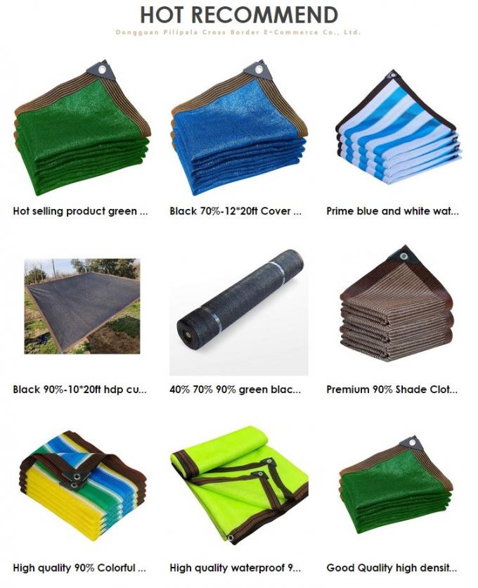90% Reinforced Grommet Greenhouse Shade Cloth Untuk Teras Kolam Renang 2